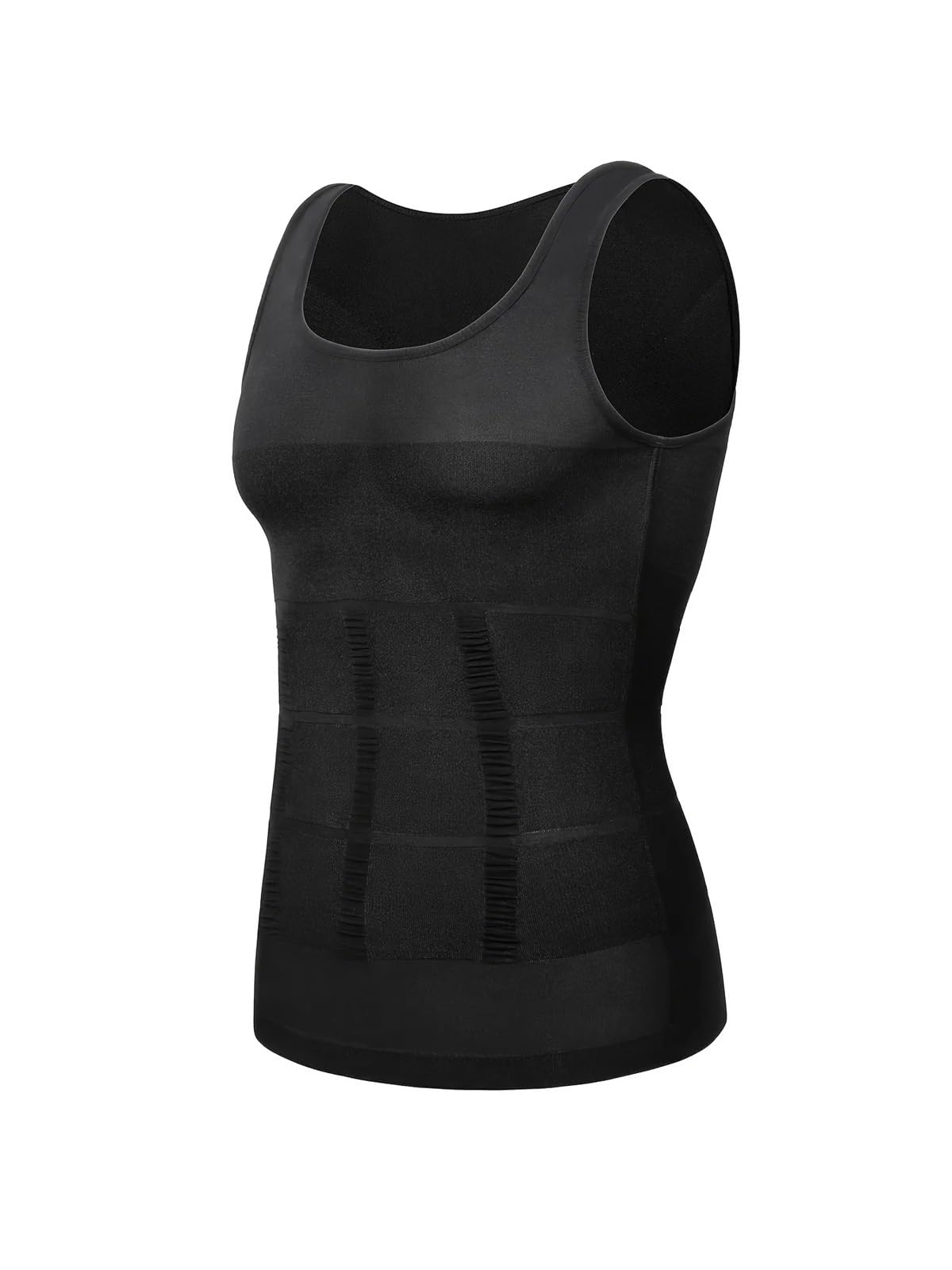 Debardeur Gainant Homme 2 pièces Hommes Minceur Corps Shaper Poitrine Compression Chemises Ventre contrôle Shapewear Abdomen Minceur Gilet Taille Corset débardeur