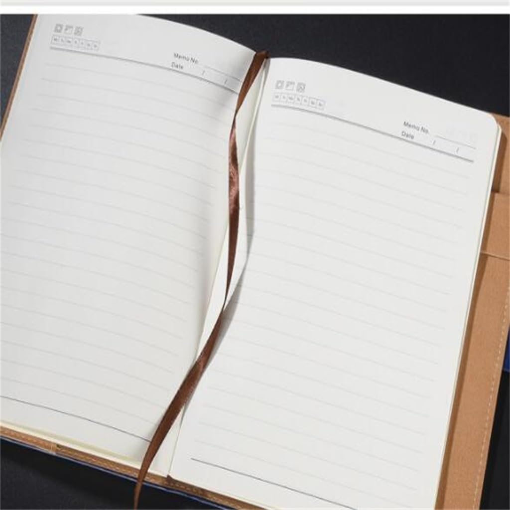 MVNOIRE A5 Laptop, Business Retro, Office Notebook, 3 Sets image 2