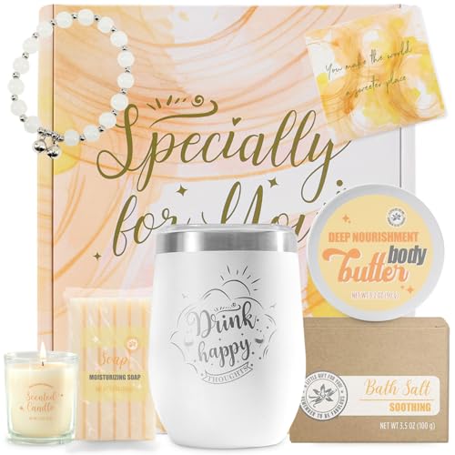 Image of Self Care Gifts for Women, Bath and Body Set for Women, 8 PCS Vanilla Spa Kit for Her Birthday, Mothers Day, Christmas Gifts for mom