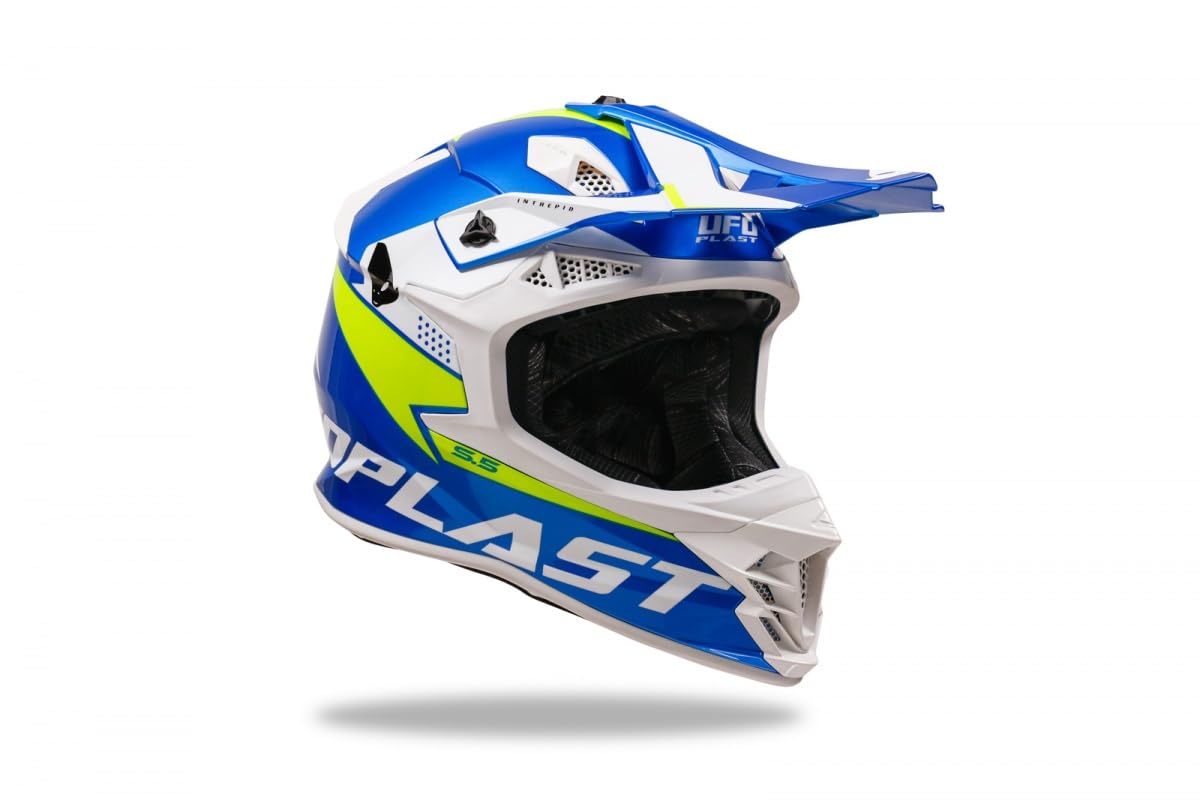 UFO PLAST CASCO INTREPID BLU/GIALLO M