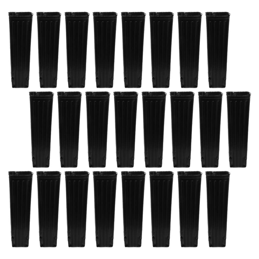 Pots de semis en plastique épais Happyyami pour godet de jardinage durable