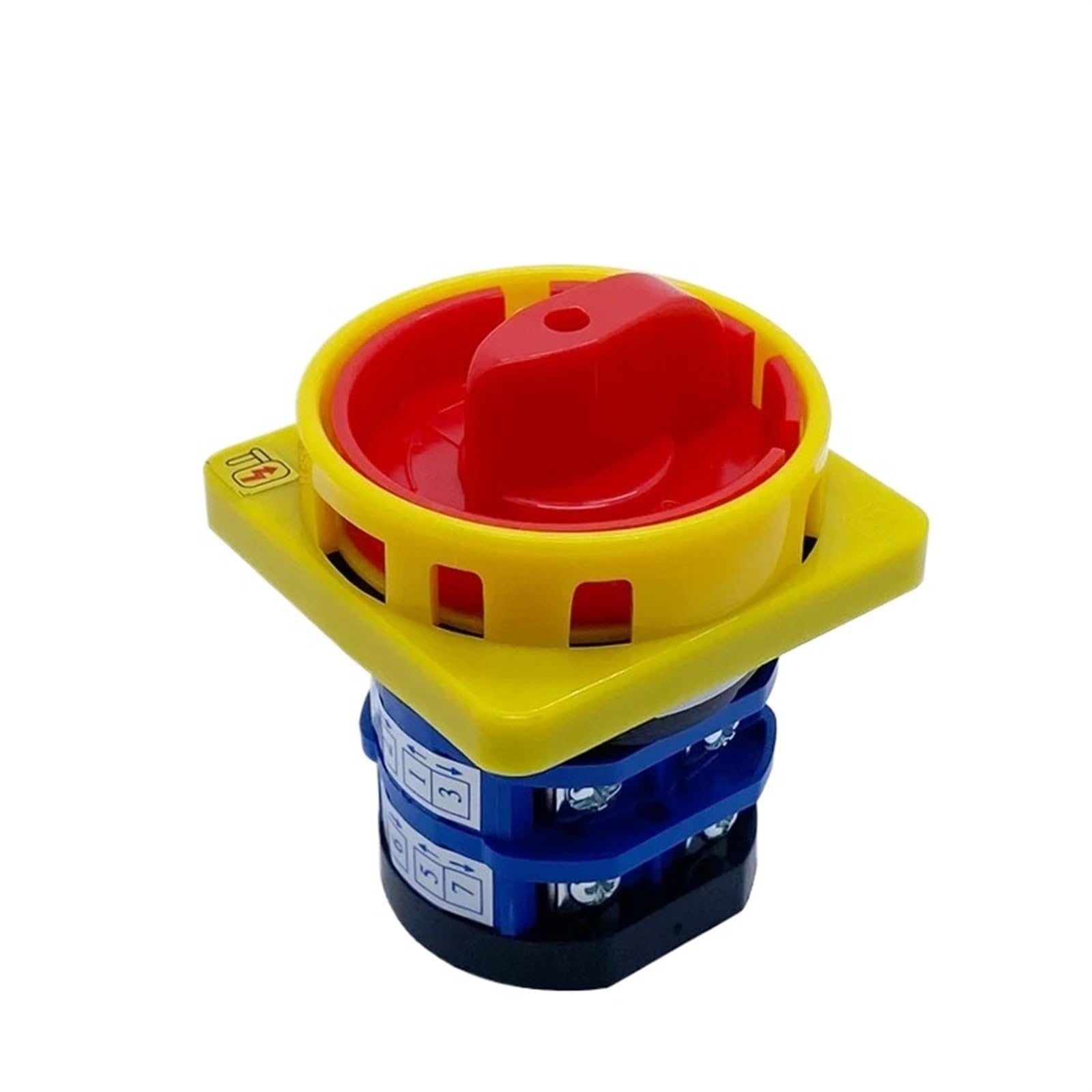 Perilla de interruptor giratorio de dos posiciones, encendido y apagado, 2 polos, Ui, 690V, 25A, candado, cambio de cámara, corte de energía, HZ12A-25/01, 1 Uds.