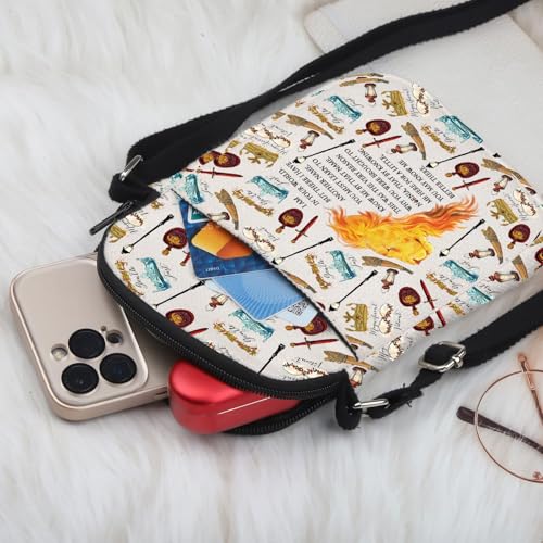 Gzrlyf Lion Bookish Movie Inspired Crossbody Bag Lion Lover Literature Purse Bag3