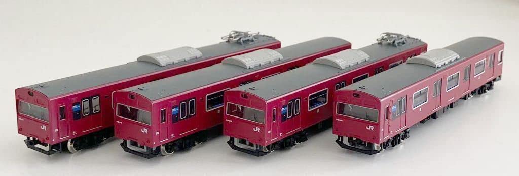 鉄道模型 31512 JR103系3500番台播但線（台車黒）4両編成　動力付き 31511＞JR103系3500番台 播但線（台車黒）2両編成セット（動力