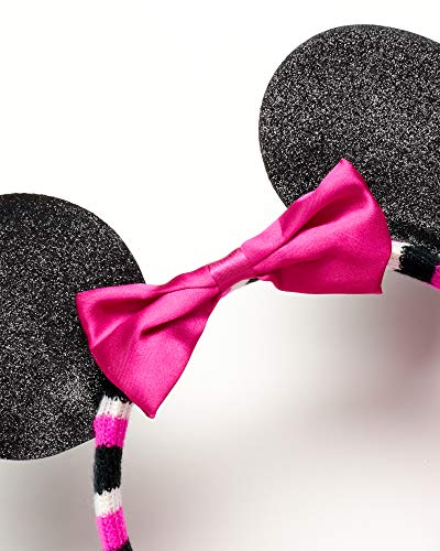 Disney Girls Frozen Elsa & Anna and Minnie Mouse Earmuff and Gloves Set (Age 4-7)2