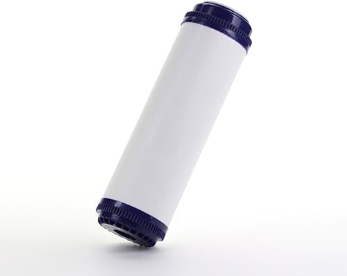 Miniatura 2 de Hydronix UDF-10 - Filtro de agua GAC de coco para sistemas de ósmosis inversa, bajo fregadero o encimera, 2.5 x 10 pulgadas (paquete de 2)