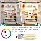Euxper E14 LED Bulb 3W Natural White 4000K 28W Halogen Equivalent Energy Saving, E14 Small Edison Screw (SES) LED Light Bulbs 360LM for Freezer/Cooker Hood/Sewing Machine, AC220-240V, 2 Pack - Image 3