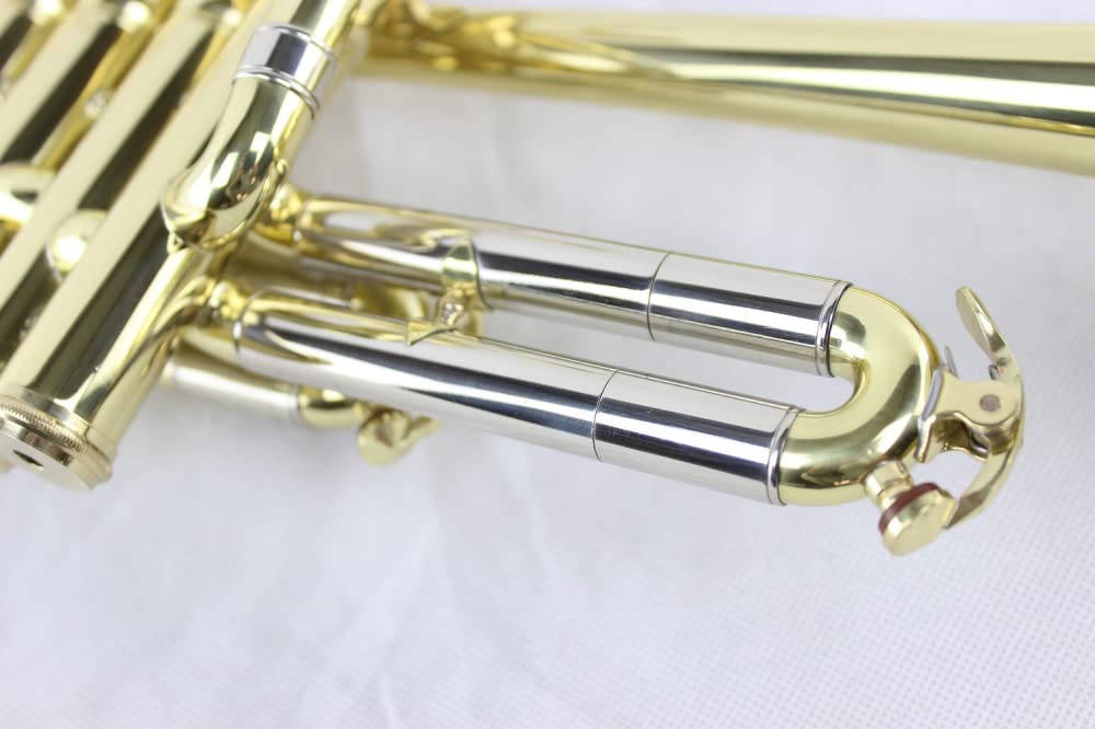 YXSH Początkujący instrument trąbkowy w stylu zachodnim B-drop cztery klucze trąbka instrument mosiężna trąbka