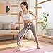 VEAREAR Resistance Bands, Foldable Fitness Elastic Strap, Figure 8 Exercise Bands for Women Men, 15/25/35Lbs Fitness Band for Workout Home Gym Stretching Pilates Grey