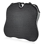 GREENSAPPIRE ﻿Car Seat Cushion Memory Foam Car Wedge Seat Cushion Portable Desk Chair Cushion Pad for office chair cushion Car Seat Cushion Chair Pad Long Sitting Gaming Black