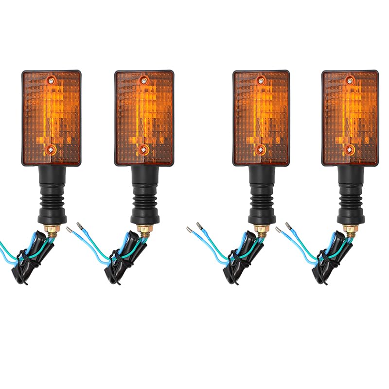 Kit Di Frecce Posteriori Per Moto – Indicatori Di Direzione A LED Per Yamaha XT350, XT600, XT550, XT250, FZ750, DT50, DT80, DT125, DT175 (1985-2000), Colore Ambra