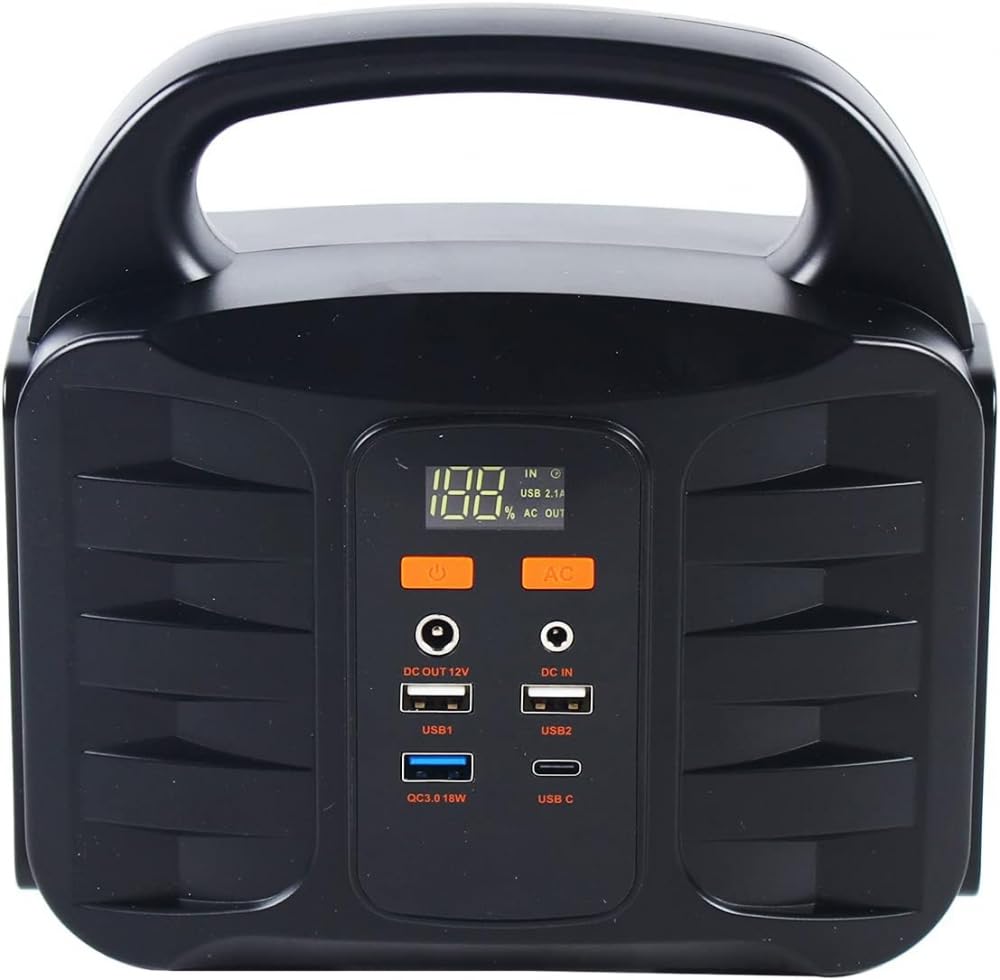 Centrale électrique Portable, Batterie Externe Mobile 150 W 80 000 mAh pour Camping, Prise Secteur à Onde sinusoïdale Pure 220 W, Alimentation de Secours pour Camping et Hors réseau