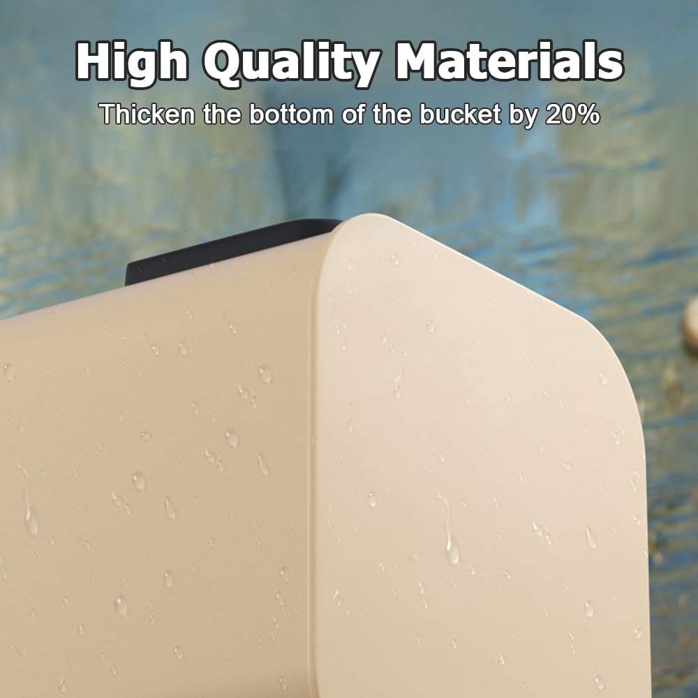 DONGKER Cubo de pesca plegable de 8 L/13 L de EVA, cubo de protección para peces, contenedor multifuncional para pesca en barco y spinning