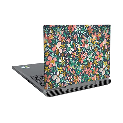 Vinyle autocollant floral pour Dell Inspiron 15 anti-rayures protection peau