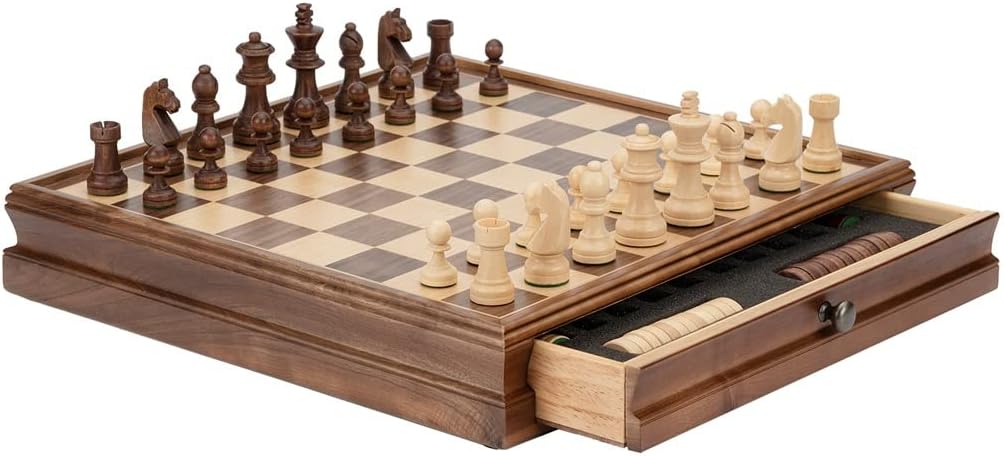 ANA ボードゲーム　チェス　チェッカー　新品未使用 Amazon | 2-in-1 磁石式チェス＆チェッカーボードゲーム 大人と子供