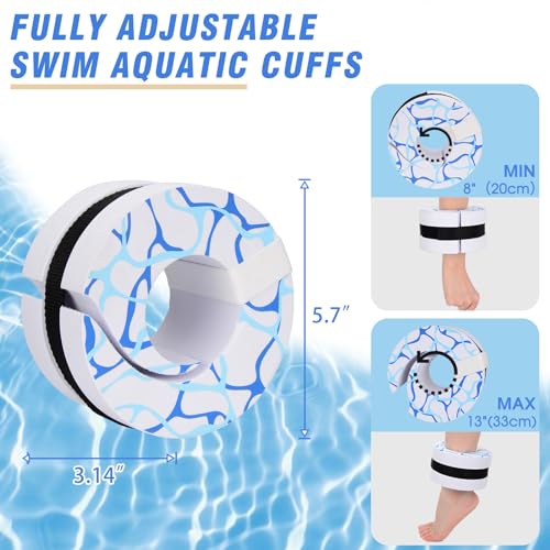 Hikeen Swim Aquatic Cuffs y Cinturón Flotante para Entrenamiento miniatura 6