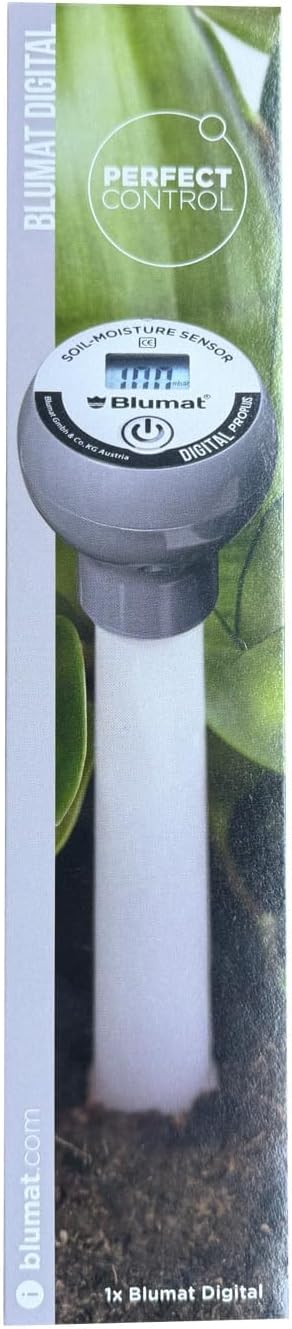 Blumat Moisture Meter for Plants - Accurate Soil Moisture Meter - Easy to Use Advanced Water Meter for Gardening (Moisture Meter Only)