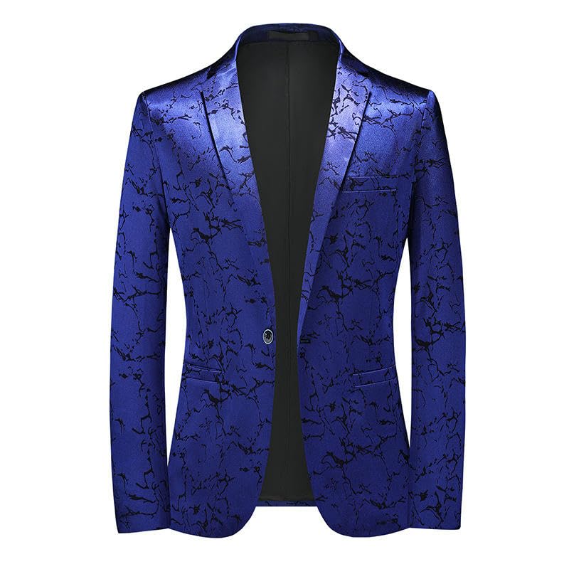 Veste blazer décontractée homme mi-saison coupe ajustée design moderne