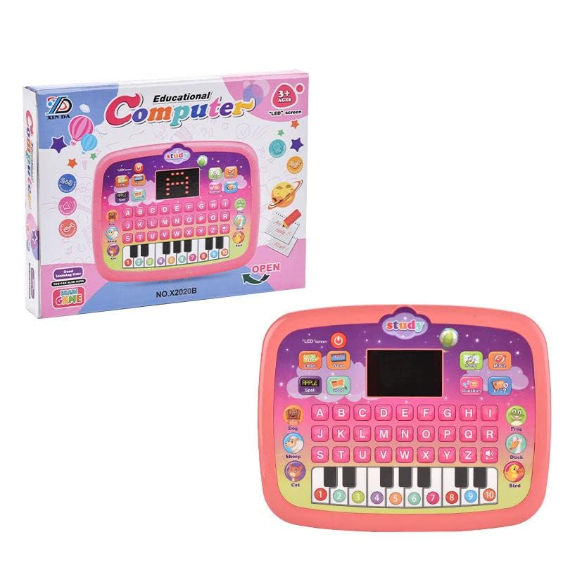 Ibotta Educational Learning Kids Laptop Toy with LED Screen, Music, Alphabet, Numbers & Fun Activities – Interactive Learning Computer for Toddlers & Kids (Ages 3+)