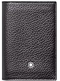 Montblanc Meisterstück Soft Grain - Funda para Tarjetas de Visita, Color Negro, Negro, Negocio