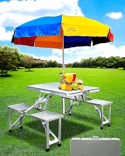 Picnic-Table-Heavy-Duty-Aluminium-Portable-Folding-Camp-Suitcase-...