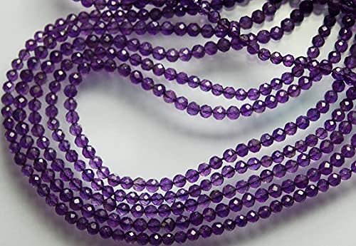 Améthyste naturelle africaine LKBEADS 3.5mm pour offrir un bijou fait main