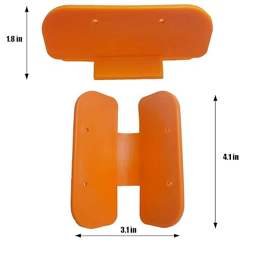 Paquete de 2 medidores de esquinas redondeadas para herramientas de marcado de moldura de corona 10-030