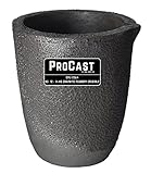 #12-14 Kg ProCast™ Foundry Clay Graphite Crucibles Cup Furnace Torch Melting Casting Refining Gold Silver Copper Brass Aluminum