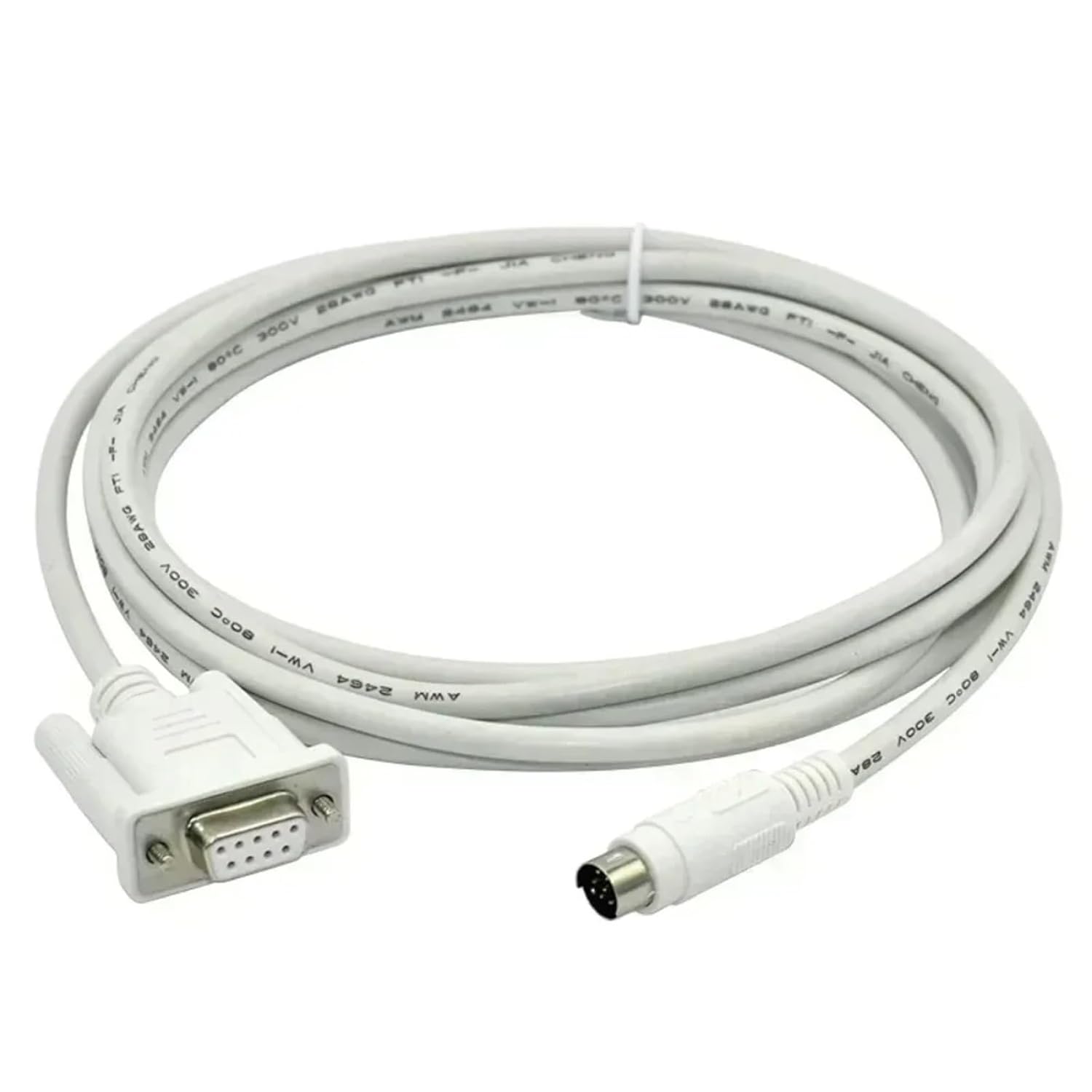 1pcs SC-11 for FX0N/1N/2N/0S/1S/3U Series FX Programming Cable RS232 Download Line(White 3meter)