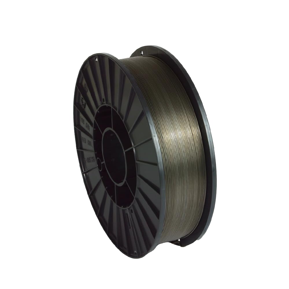 GYS GYS-086265- Bobina de hilo para horno, diámetro 0,9-no gas, 4,5 kg, 200 mm, consumo de soldadura Mig/Mag, color negro