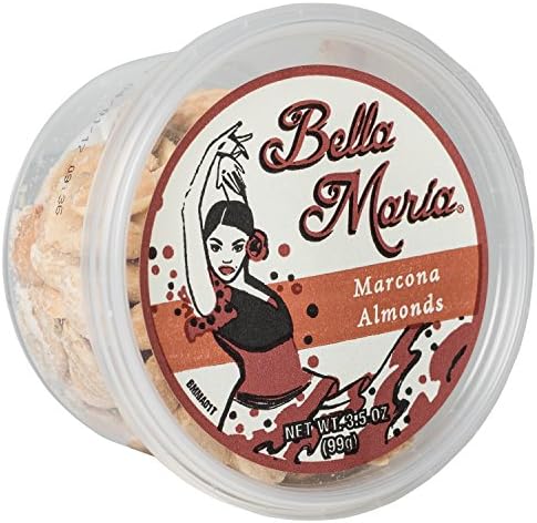 BELLA MARIA Imported Spanish Marcona Almonds, 3.5 oz