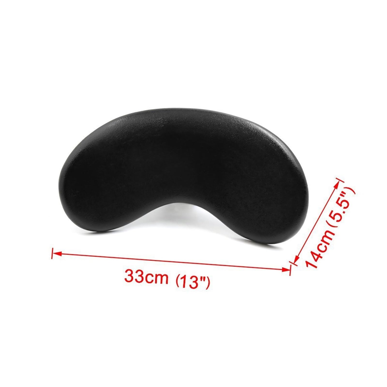 Reposacabezas De Almohada De Bañera Almohada Impermeable para Bañera con Propiedades Antideslizantes(Negro)