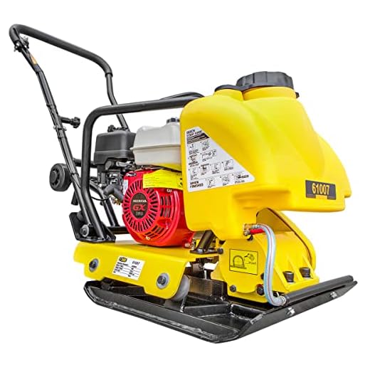 Stark 5.5HP Walk Behind Gas Vibration Construction Plate Compactor Tamper Rammer Water Tank, Powered By GX160 Engine