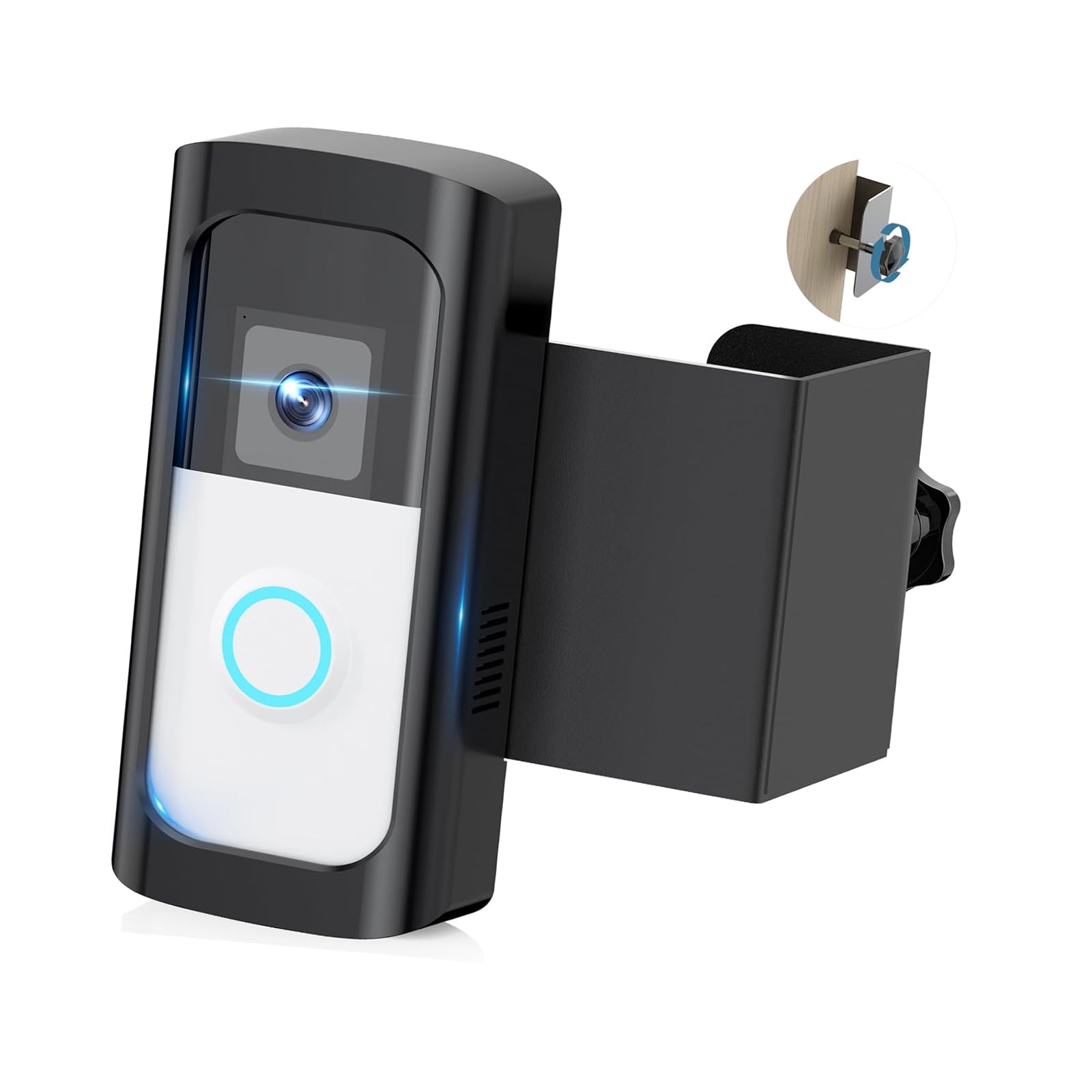 Nvoqilin Multicolor Strong Metal Doorbell Holder Suitable For Video Doorbells & Motion Sensors Simple Installation For Secure Attachment Rustproof Steel Alarm Owner