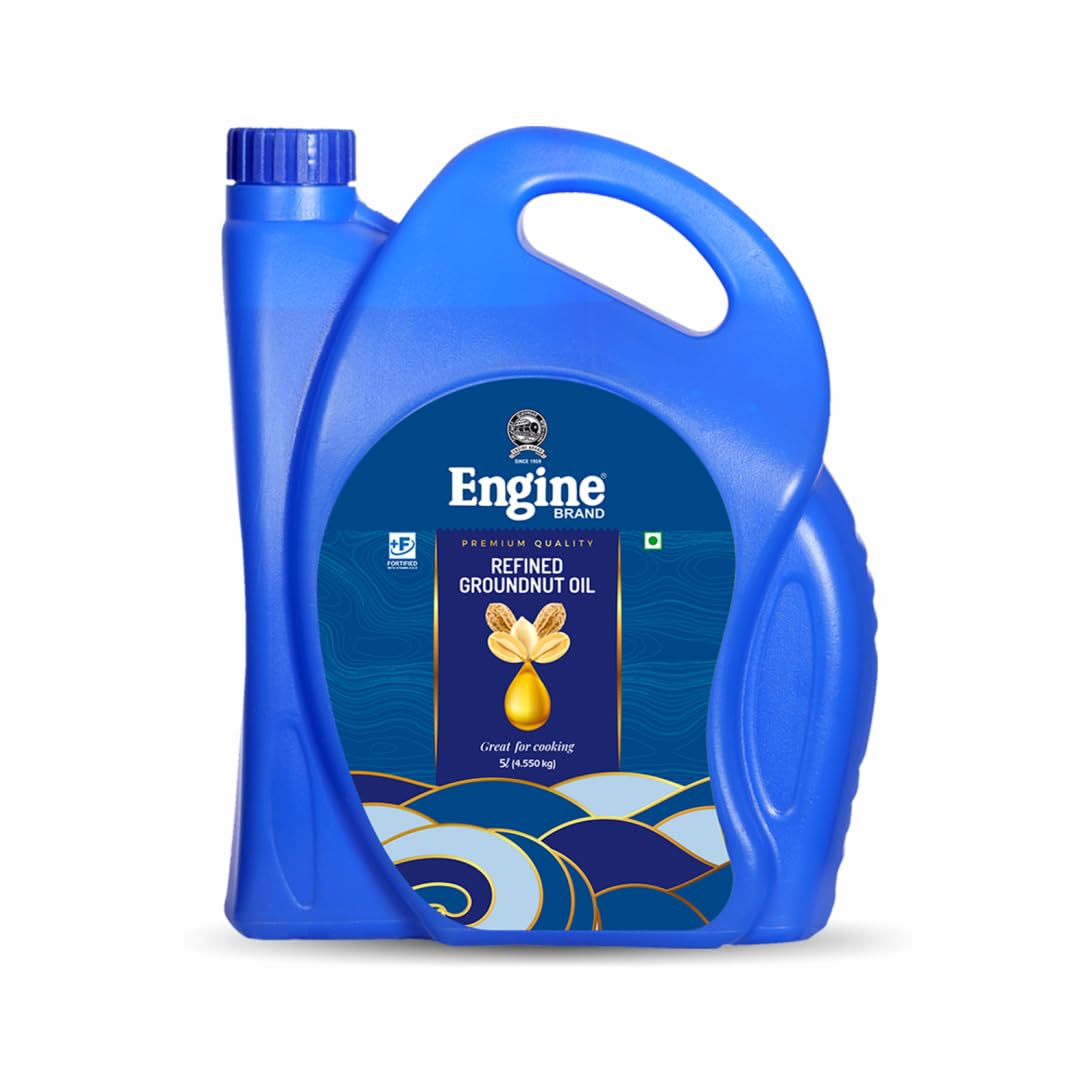 Engine Brand Refined Peanut (Groundnut) Oil - 5 Liter Jar (B092J6ZTKJ) Amazon Price History, Amazon Price Tracker