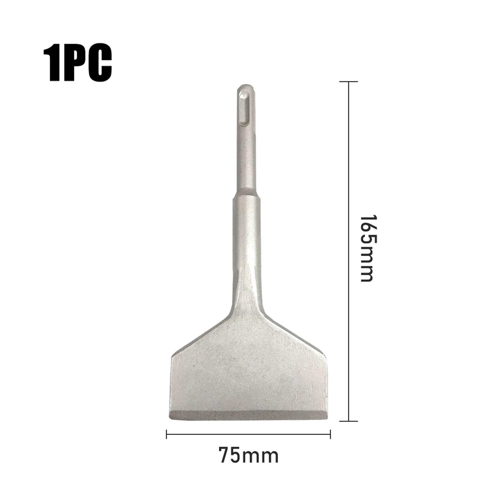 SDS/Plus Gambo Tondo Pala for Piastrelle Martello Elettrico Scalpello Muro Calcestruzzo Impatto 5 Denti for Muratura Scanalatura Strumento(165 * 75mm)