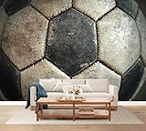 Wall Mural Detail an Old Soccer Self-Adhesive Peel & Stick Wallpaper Removable Canvas Wall Sticker Decor for Bedroom Living Room Bathroom 100'x144'