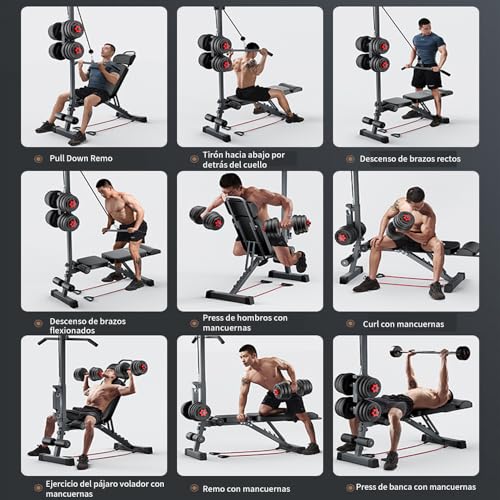 El Mejor Listado de Multifuncional gym comprados en linea. 30 Imagen adicional