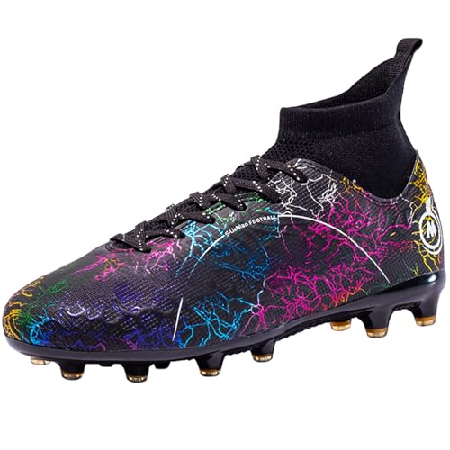 Csgkag Fußballschuhe Herren High Top Spike Cleats Trainingsschuhe Outdoor...