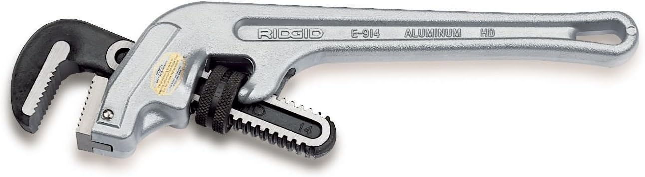One-Day Sale: Up to 70% Off RIDGID 90127 E-924 Aluminum Pipe Wrench, 24-inch End Pipe Wrench, Plumbing Wrench,Silver,Small Super Big Clearance! RIDGID 90127 E-924 Aluminum Pipe Wrench, 24-inch End Pipe Wrench, Plumbing Wrench,Silver,Small