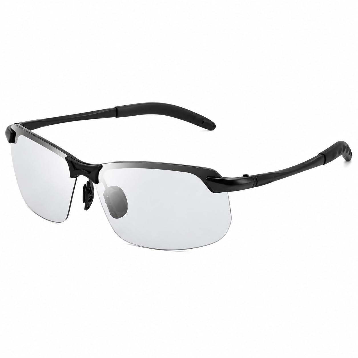angeer Polarized Sunglasses for Men Photochromic Frame Driving Glasses, Black-picture-49