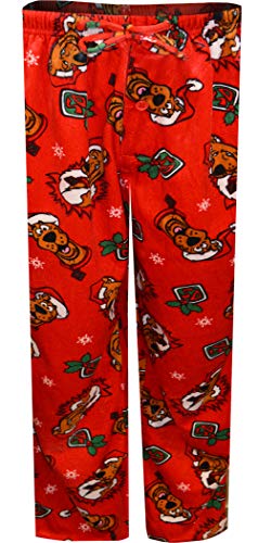 Scooby Doo Santa Lounge Pants, Small Red