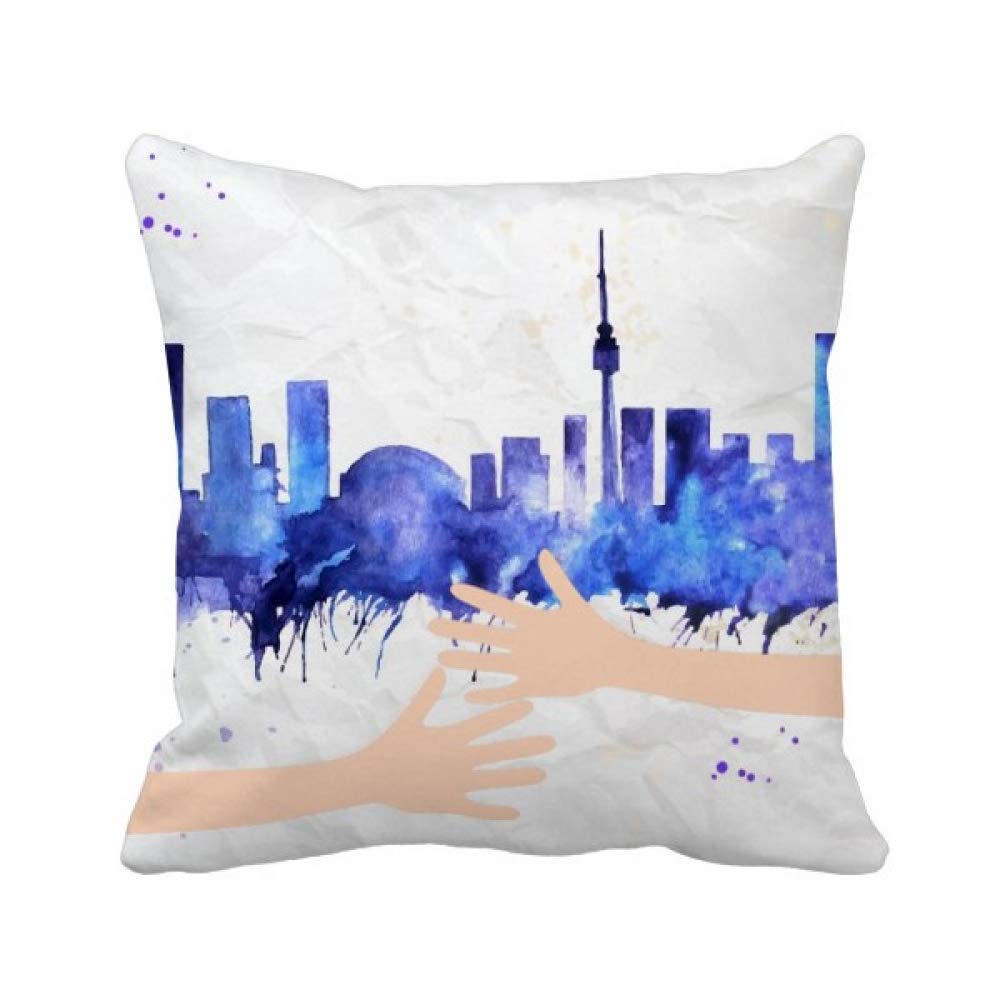 Coussin de Couvrir Canada Lavable au Confort Doux Durable