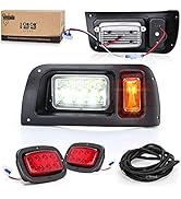 10L0L Golf Cart LED Light Kit (12V) for Club Car DS All Years, LED Headlight and LED Taillight wi...