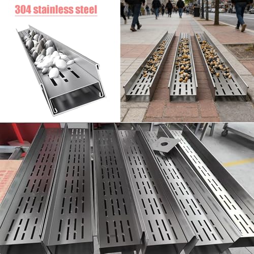 Grille de drainage robuste et durable en acier 304 pour évacuation eau