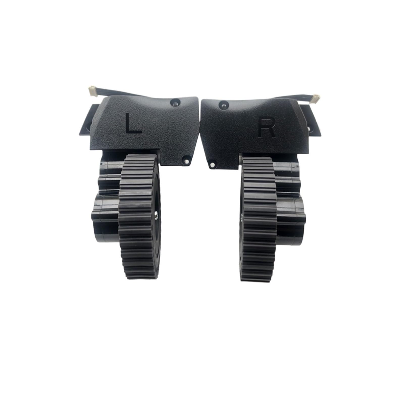 Gruppo Motore Ruota Destra Sinistra for aspirapolvere, Compatibile con i Pezzi di Ricambio for aspirapolvere Robot SilverCrest SSRA1, Ruote e Motore