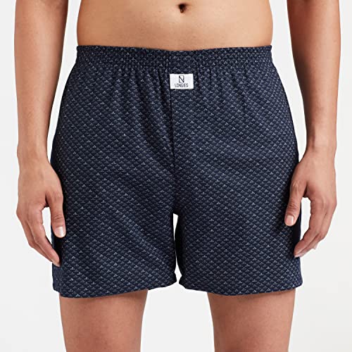 Image of Longies Men's Cotton Printed Regular Boxer Shorts
