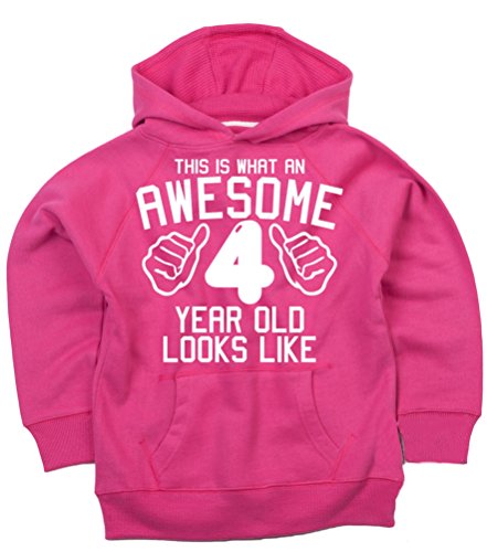 Sweat à capuche fille chaud et robuste anti-irritation taille 3-4 ans