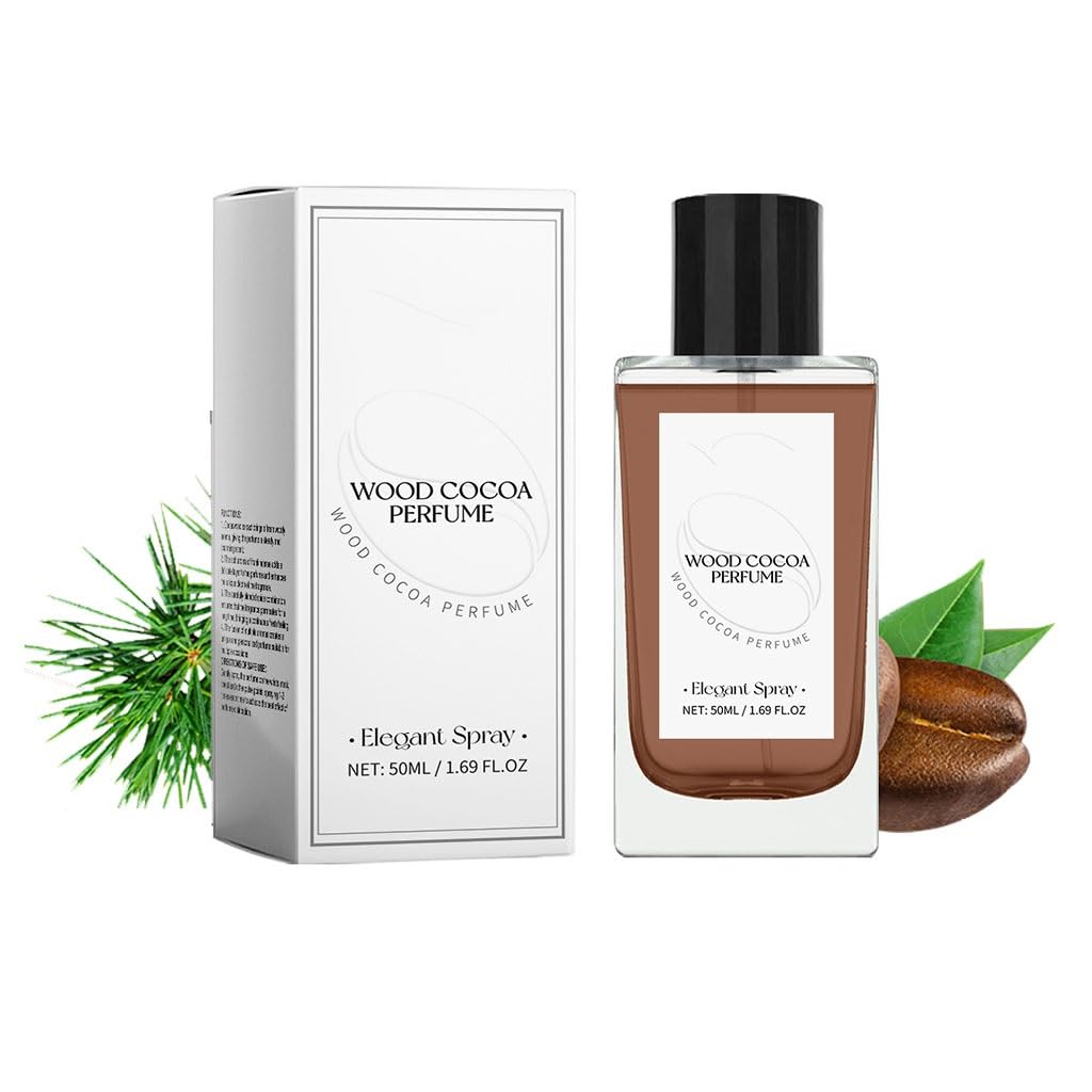 Woody Cocoa Light Perfume - Warm Woody Scent, Long-Lasting Freshness, Personalized for All Occasions(5pcs)