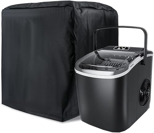 Cubierta universal para máquina de hielo, cubierta para máquina de hielo 420D, resistente al polvo, cubierta portátil para máquinas de hielo con